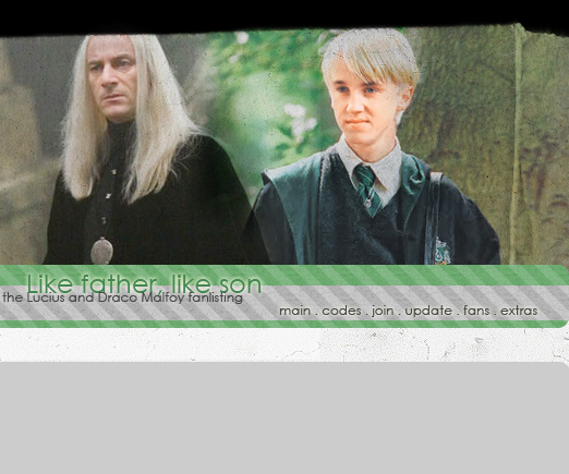 Lucius and Draco header